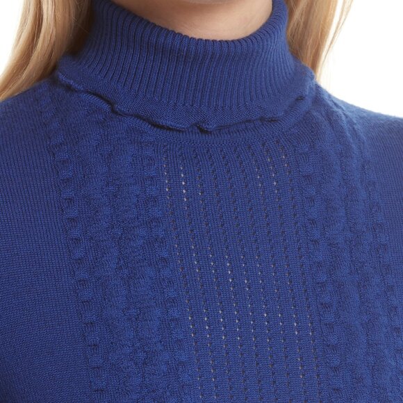 3.1 Phillip Lim Puffy Cable Turtleneck Sweater ASO Cheryl Blossom - Picture 6 of 16